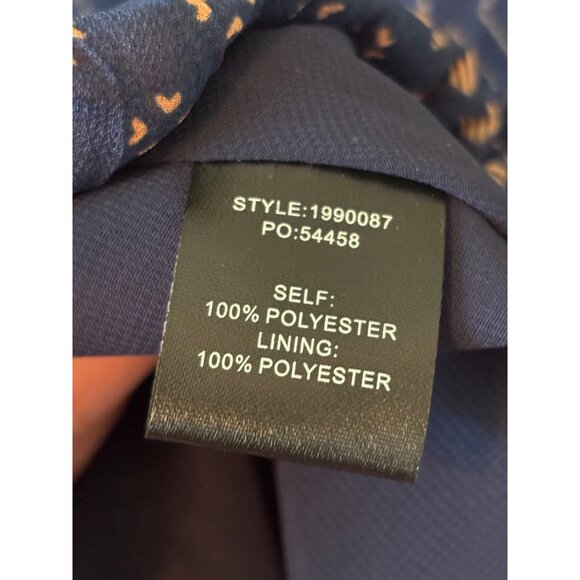 Anthropologie Current Air XS Taken In Teal Gold Navy Mini Dress Pleated - Picture 7 of 13